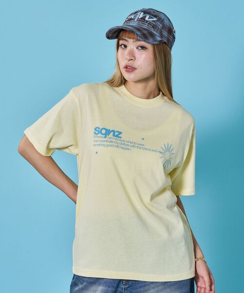 WEB限定 / ユニセックス / シンプルロゴTシャツ / sqnz logo s/s tee