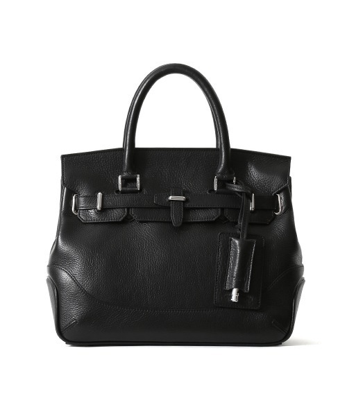 PELLE MORBIDA(ペッレモルビダ)の「Maiden Voyage(メイデンヴォヤージュ)MB086-フラップボストンバッグ(Sサイズ)(ハンドバッグ・メンズ・チャコールグレー/ブラック・FREE)」の1枚目の写真