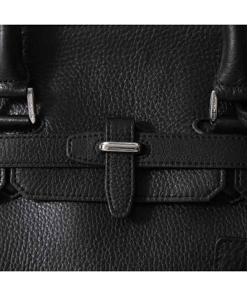 PELLE MORBIDA(ペッレモルビダ)の「Maiden Voyage(メイデンヴォヤージュ)MB086-フラップボストンバッグ(Sサイズ)(ハンドバッグ・メンズ・チャコールグレー/ブラック・FREE)」の5枚目の写真