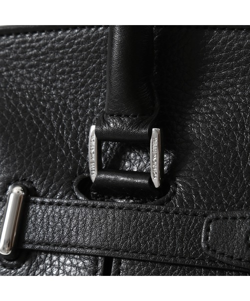PELLE MORBIDA(ペッレモルビダ)の「Maiden Voyage(メイデンヴォヤージュ)MB086-フラップボストンバッグ(Sサイズ)(ハンドバッグ・メンズ・チャコールグレー/ブラック・FREE)」の6枚目の写真