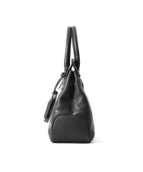 PELLE MORBIDA(ペッレモルビダ)の「Maiden Voyage(メイデンヴォヤージュ)MB086-フラップボストンバッグ(Sサイズ)(ハンドバッグ・メンズ・チャコールグレー/ブラック・FREE)」の10枚目の写真