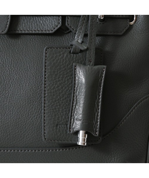 PELLE MORBIDA(ペッレモルビダ)の「Maiden Voyage(メイデンヴォヤージュ)MB086-フラップボストンバッグ(Sサイズ)(ハンドバッグ・メンズ・チャコールグレー/ブラック・FREE)」の13枚目の写真