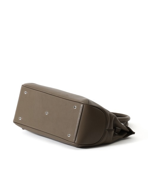 PELLE MORBIDA(ペッレモルビダ)の「Maiden Voyage(メイデンヴォヤージュ)MB086-フラップボストンバッグ(Sサイズ)(ハンドバッグ・メンズ・チャコールグレー/ブラック・FREE)」の21枚目の写真