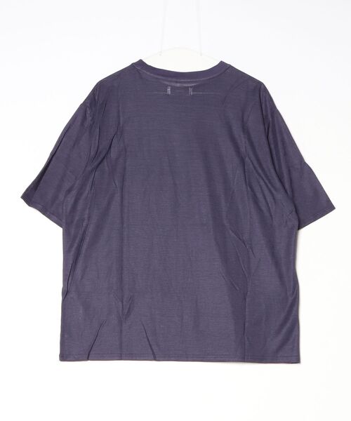 STUDIOUS(ステュディオス)の「CREW NECK TEE(ニット/セーター・メンズ・パープル・2)」の2枚目の写真