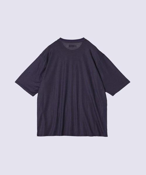 markaware(マーカウェア)の「【markaware/marka】ラミー天竺 / クルーネックTEE / CREW NECK TEE(Tシャツ/カットソー・メンズ・パープル・2)」の5枚目の写真