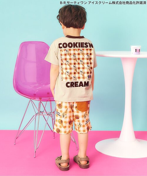 apres les cours(アプレレクール)の「【リンク】サーティワン Tシャツ(Tシャツ/カットソー・キッズ・ネイビー/レインボー/ベージュ/ピンク/アイボリー・100/110/120/130/140/80/90)」の9枚目の写真