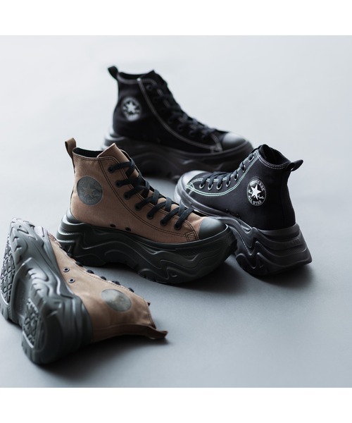 CONVERSE ALL STAR(コンバースオールスター)の「ALL STAR CITYHIKE HI / オールスター シティハイク HI(スニーカー・レディース・ブラック×ブラック・5/4.5/4/3.5/11.5/10.5/9.5/9/8.5/8/7.5/7/6.5/5.5)」の10枚目の写真