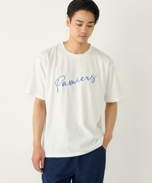【WEB限定】SHIPS Colors:ロープ刺繍 Tシャツ◇