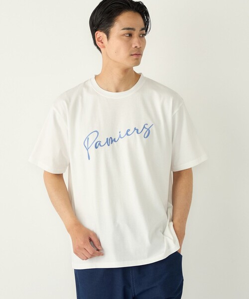 SHIPS Colors(シップス カラーズ)の「【WEB限定】SHIPS Colors:ロープ刺繍 Tシャツ◇(Tシャツ/カットソー・メンズ・ライトホワイト/ブラック/ライトグレー・MEDIUM/X-LARGE/LARGE)」の10枚目の写真