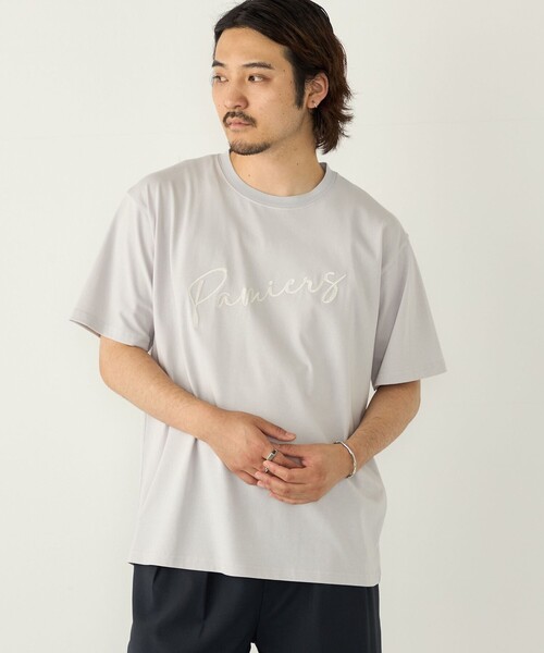 SHIPS Colors(シップス カラーズ)の「【WEB限定】SHIPS Colors:ロープ刺繍 Tシャツ◇(Tシャツ/カットソー・メンズ・ライトホワイト/ブラック/ライトグレー・MEDIUM/X-LARGE/LARGE)」の15枚目の写真