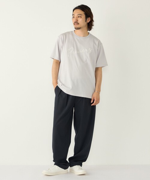 SHIPS Colors(シップス カラーズ)の「【WEB限定】SHIPS Colors:ロープ刺繍 Tシャツ◇(Tシャツ/カットソー・メンズ・ライトホワイト/ブラック/ライトグレー・MEDIUM/X-LARGE/LARGE)」の16枚目の写真