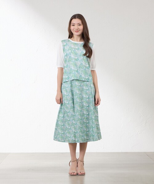 amaca(アマカ)の「【LIBERTY】Angelica Garla スカート(スカート・レディース・グリーン/ブルー系その他4・36/38/40)」の13枚目の写真