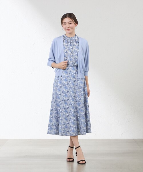 amaca(アマカ)の「【LIBERTY】Angelica Garla スカート(スカート・レディース・グリーン/ブルー系その他4・36/38/40)」の9枚目の写真