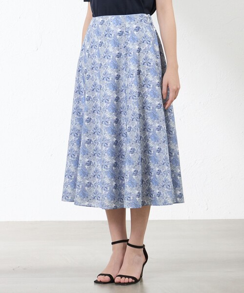 amaca(アマカ)の「【LIBERTY】Angelica Garla スカート(スカート・レディース・グリーン/ブルー系その他4・36/38/40)」の7枚目の写真