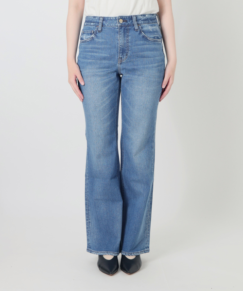 Healthy denim(ヘルシーデニム)の「Healthy Denim/ヘルシーデニム SLOBE別注 ストレートデニム donuts 【洗濯機使用可能】(デニムパンツ・レディース・スカイブルー・25cm/24cm/23cm)」の13枚目の写真