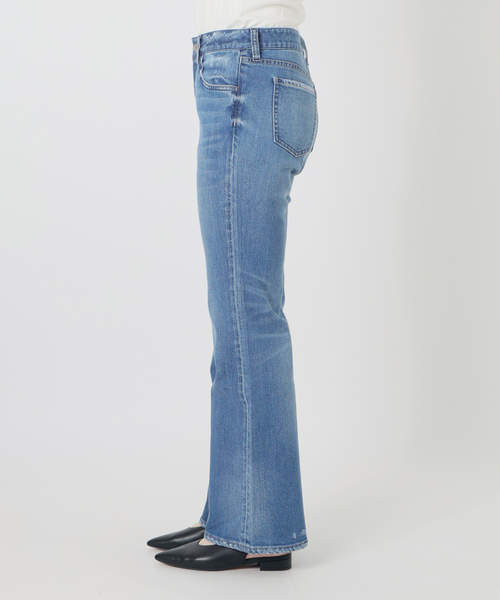 Healthy denim(ヘルシーデニム)の「Healthy Denim/ヘルシーデニム SLOBE別注 ストレートデニム donuts 【洗濯機使用可能】(デニムパンツ・レディース・スカイブルー・25cm/24cm/23cm)」の14枚目の写真