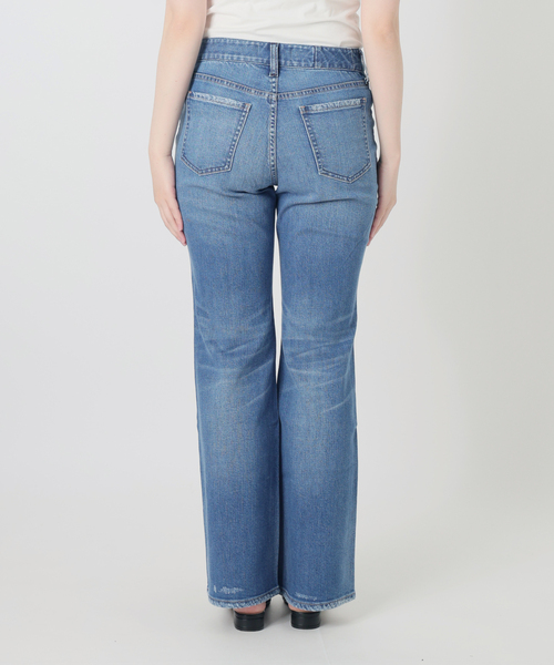 Healthy denim(ヘルシーデニム)の「Healthy Denim/ヘルシーデニム SLOBE別注 ストレートデニム donuts 【洗濯機使用可能】(デニムパンツ・レディース・スカイブルー・25cm/24cm/23cm)」の16枚目の写真