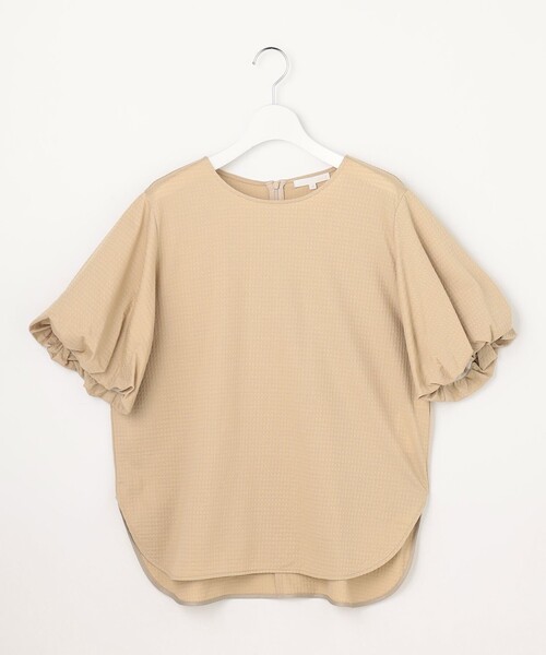 自由区(ジユウク)の「エンボスジャージー プルオーバー(Tシャツ/カットソー・レディース・グレー系/アイボリー系/ベージュ系/レッド系・46/44)」の13枚目の写真