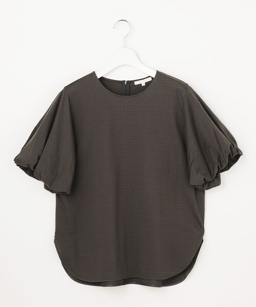 自由区(ジユウク)の「エンボスジャージー プルオーバー(Tシャツ/カットソー・レディース・グレー系/アイボリー系/ベージュ系/レッド系・46/44)」の14枚目の写真