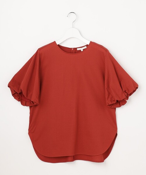 自由区(ジユウク)の「エンボスジャージー プルオーバー(Tシャツ/カットソー・レディース・グレー系/アイボリー系/ベージュ系/レッド系・46/44)」の16枚目の写真