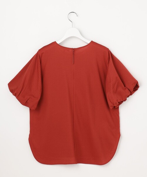 自由区(ジユウク)の「エンボスジャージー プルオーバー(Tシャツ/カットソー・レディース・グレー系/アイボリー系/ベージュ系/レッド系・46/44)」の20枚目の写真