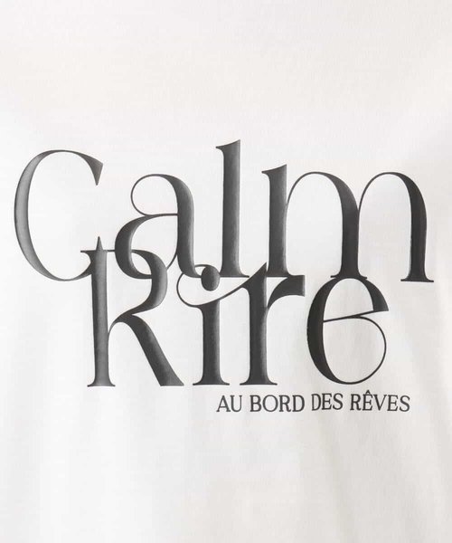 MK MICHEL KLEIN（エムケーミッシェルクラン）の「[接触冷感/洗える]コットンロゴTシャツ（Tシャツ/カットソー・レディース・ホワイト/ベージュ・38）」の20枚目の写真