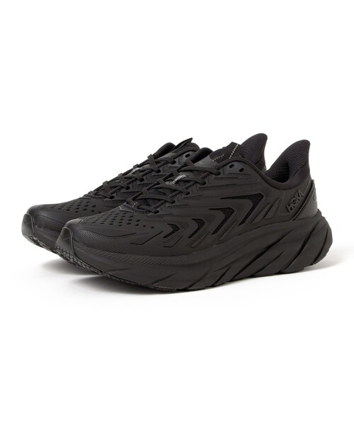 HOKA(ホカ)の「HOKA / W CLIFTON UTL(スニーカー・レディース・ブラック・24.5/24/23.5)」の1枚目の写真