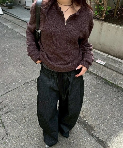 Lee fi Ne(リファイン)の「【Lee fi Ne】Herringbone Layered Baggy Jeans / 【リファイン】ヘリンボーンレイヤードバギージーンズ<着用動画あり>(デニムパンツ・メンズ・ブラック・01/02)」の21枚目の写真