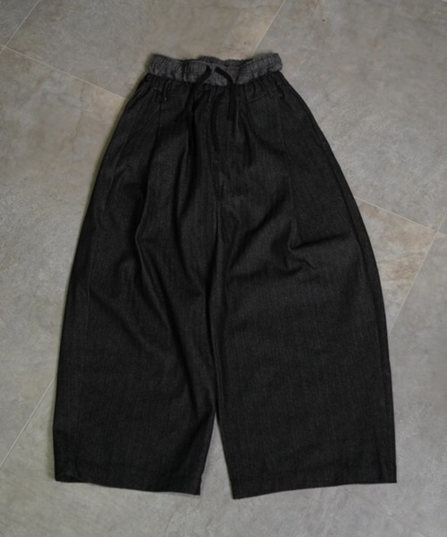 Lee fi Ne(リファイン)の「【Lee fi Ne】Herringbone Layered Baggy Jeans / 【リファイン】ヘリンボーンレイヤードバギージーンズ<着用動画あり>(デニムパンツ・メンズ・ブラック・01/02)」の15枚目の写真