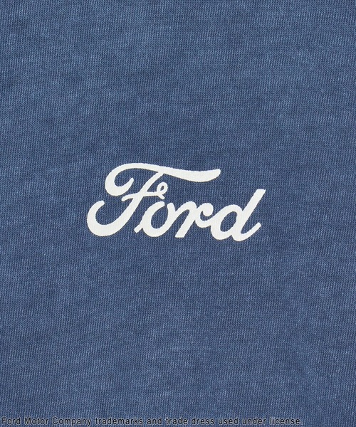 GOOD ROCK SPEED(グッドロックスピード)の「GOOD ROCK SPEED FORD RINGER TSHIRT(Tシャツ/カットソー・レディース・ネイビー・ONE SIZE)」の5枚目の写真