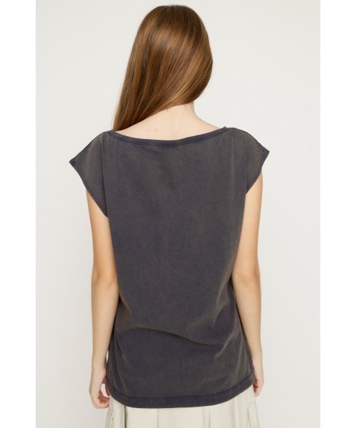 SLY(スライ)の「ONE SHOULDER LOGO TOPS ワンショルダーロゴトップス 夏服 秋服(Tシャツ/カットソー・レディース・ピンク/ブラック/ネイビー・FREE)」の17枚目の写真