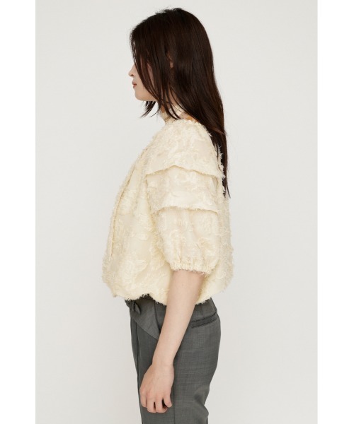 SLY(スライ)の「TUCK SLEEVE OFFSHOULDER TOPS タックスリーブオフショルダートップス 夏服 秋服(シャツ/ブラウス・レディース・アイボリー/ブラック/ブラウン・FREE)」の18枚目の写真
