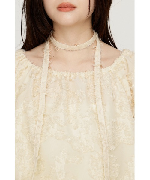 SLY(スライ)の「TUCK SLEEVE OFFSHOULDER TOPS タックスリーブオフショルダートップス 夏服 秋服(シャツ/ブラウス・レディース・アイボリー/ブラック/ブラウン・FREE)」の21枚目の写真