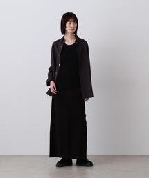 YLEVE / SHEEP SUEDE LEATHER SKIRT