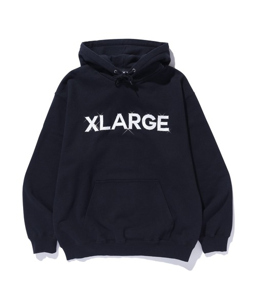 XLARGE(エクストララージ)の「RHINESTONE PULLOVER HOODED SWEATSHIRT(パーカー・メンズ・アッシュ/ブラック/カモフラージュ・S/L/M/XL)」の5枚目の写真