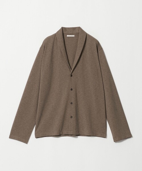 UNITED ARROWS(ユナイテッドアローズ)の「ファンクション ショール カーディガン 吸水速乾 通気性(カーディガン/ボレロ・メンズ・ダークグレー/ベージュ・S/M/XL/L)」の1枚目の写真