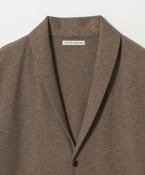 UNITED ARROWS(ユナイテッドアローズ)の「ファンクション ショール カーディガン 吸水速乾 通気性(カーディガン/ボレロ・メンズ・ダークグレー/ベージュ・S/M/XL/L)」の6枚目の写真