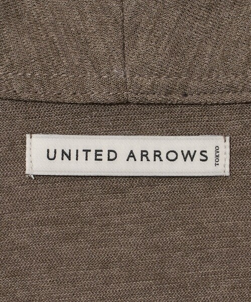 UNITED ARROWS(ユナイテッドアローズ)の「ファンクション ショール カーディガン 吸水速乾 通気性(カーディガン/ボレロ・メンズ・ダークグレー/ベージュ・S/M/XL/L)」の9枚目の写真
