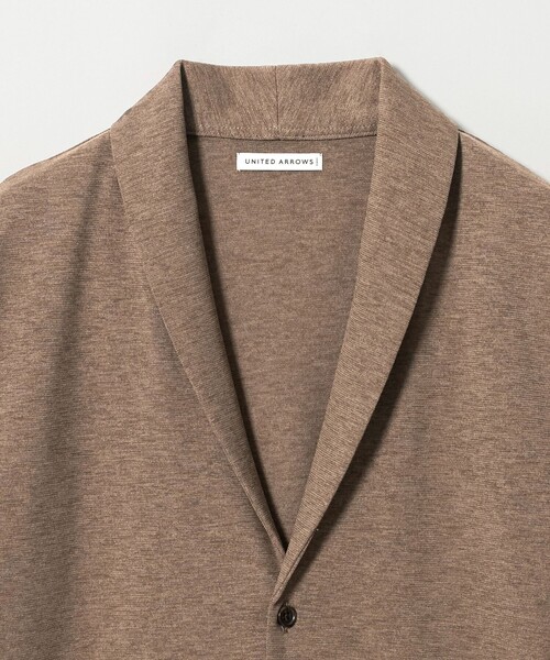 UNITED ARROWS(ユナイテッドアローズ)の「ファンクション ショール カーディガン 吸水速乾 通気性(カーディガン/ボレロ・メンズ・ダークグレー/ベージュ・S/M/XL/L)」の15枚目の写真