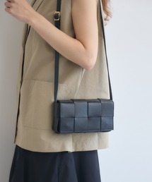 【MILLELA FIRENZE】 ワイドメッシュショルダーバッグ