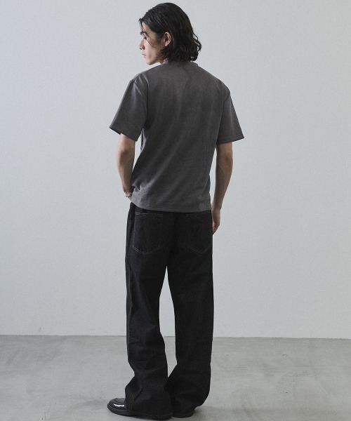 Shoowtime（ショウタイム）の「Cord Detail Compact T-Shirt / コードデザインコンパクトTシャツ（Tシャツ/カットソー・メンズ・ホワイト/ブラック/グレー・MEDIUM/LARGE/X-LARGE）」の21枚目の写真