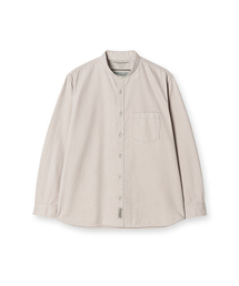 EDINBURGH CLUB（エディンバラクラブ）の「OVER FIT CHINA COLLAR COTTON TWILL SHIRT [BEIGE]（シャツ/ブラウス）」