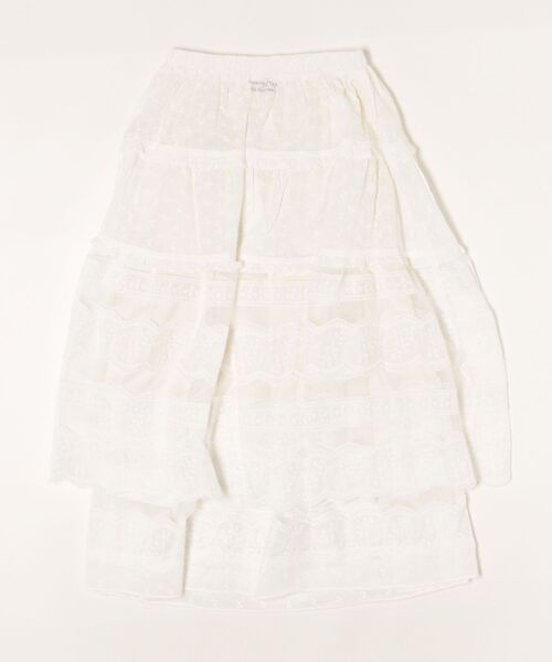 merry jenny(メリージェニー)の「14th sheer lace flare skirt(スカート・レディース・オフホワイト・FREE)」の2枚目の写真