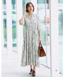 SARARIair・キーネックドレス/ロング