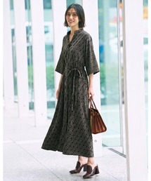 SARARIair・キーネックドレス/ロング