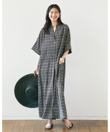 SARARIair・キーネックドレス／ロング
