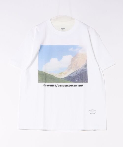 Bshop(ビショップ)の「TANGTANG | GASATANG ICYWHITE/GLIDEMOMENTUM(Tシャツ/カットソー・メンズ・ホワイト・XL/L)」の1枚目の写真