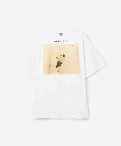 TANGTANG(タンタン)の「TANGTANG | 半袖Tシャツ GASATANG ICYWHITE/GLIDEMOMENTUM MEN(Tシャツ/カットソー・メンズ・ホワイト・XL/L/M)」の4枚目の写真