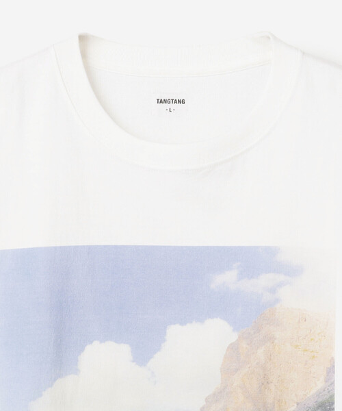TANGTANG(タンタン)の「TANGTANG | 半袖Tシャツ GASATANG ICYWHITE/GLIDEMOMENTUM MEN(Tシャツ/カットソー・メンズ・ホワイト・XL/L/M)」の5枚目の写真