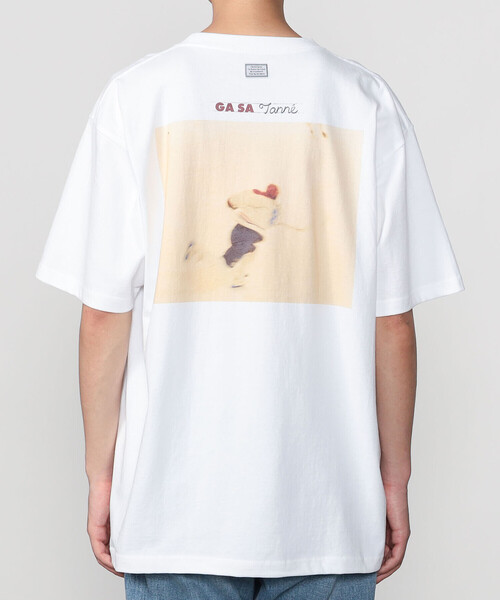 TANGTANG(タンタン)の「TANGTANG | 半袖Tシャツ GASATANG ICYWHITE/GLIDEMOMENTUM MEN(Tシャツ/カットソー・メンズ・ホワイト・XL/L/M)」の13枚目の写真
